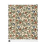 vintage floral arts & crafts wrapping paper roll — william morris style golden afternoon luxury gift wrap