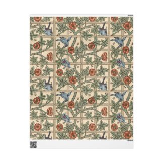 William Morris Wrapping Paper 'Trellis', Vintage Floral Wrapping Paper, Eco-Friendly