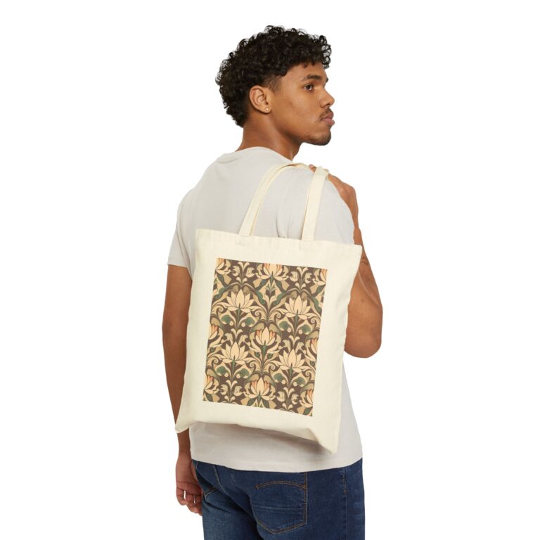Carry Artistry and Grace in a William Morris Bohemian Floral Tote Bag