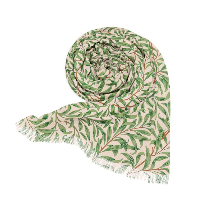 ‘Willow Bough’ Lightweight Scarf β Timeless William Morris Elegance in Motion