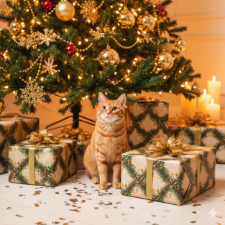 Vintage Christmas Wreath Wrapping Paper Rolls – A Nostalgic Touch of Holiday Magic