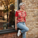 wearable art for the urban explorer — high-top sneakers, women’s retro botanical pattern