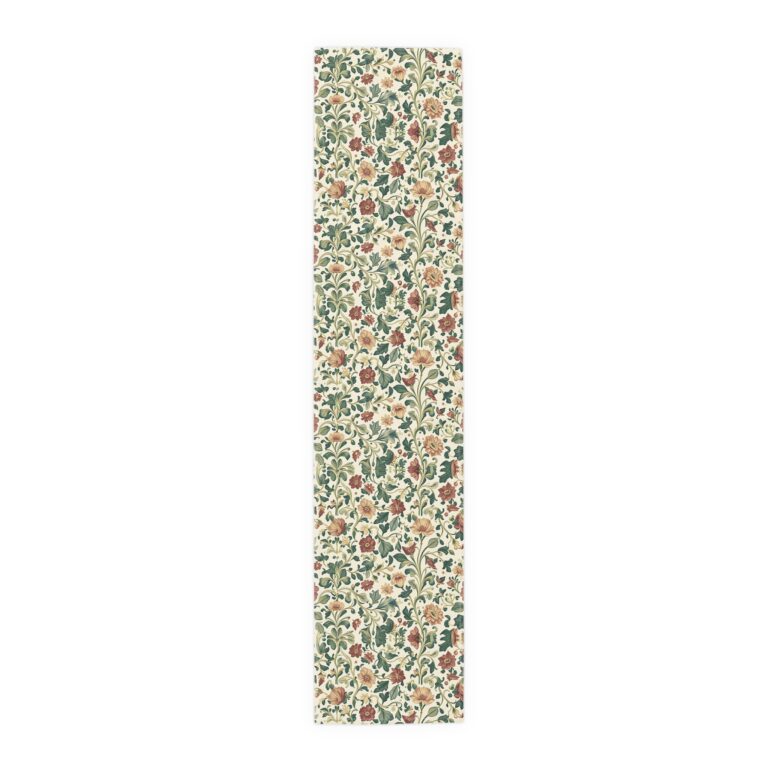 Vintage Florals Bloom Across Your Table with Cozy Grace Floral Table Runner