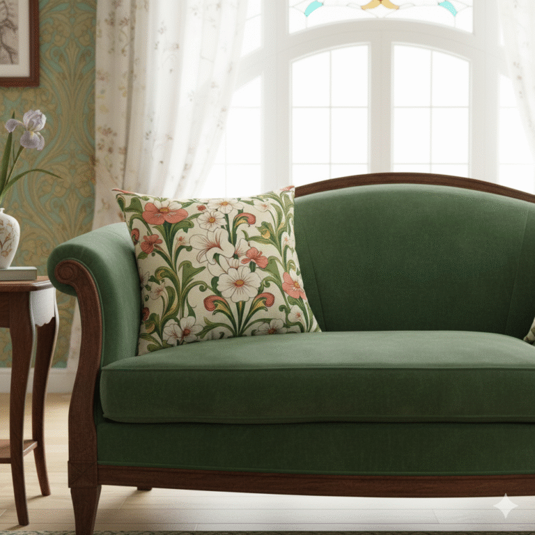 Vintage Floral Throw Pillow β Retro Botanical Suede Accent Pillow Softens Spaces With Timeless Floral Romance
