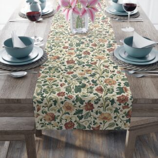 Vintage Florals Bloom Across Your Table with Cozy Grace Floral Table Runner