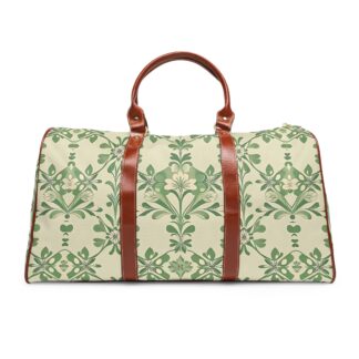 Vintage Floral Waterproof Travel Bag — A timeless garden follows you across every journey