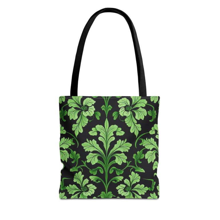 The Victorian Midnight Damask Tote Bag – Eco-Friendly Shopping Companion