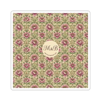 floral stickers for custom order