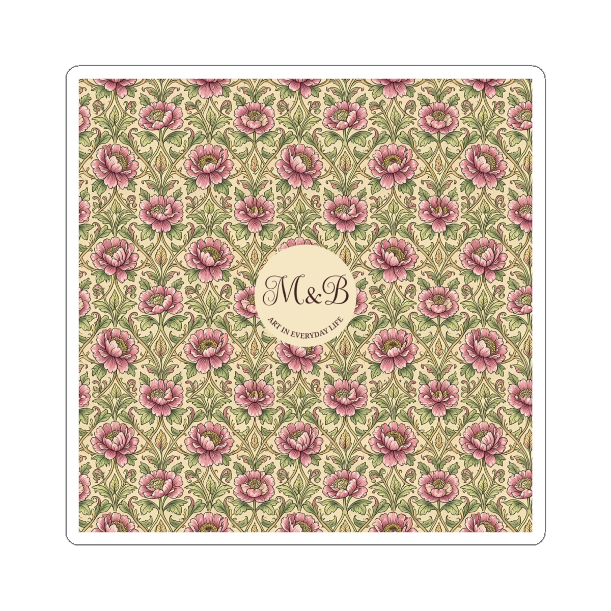 personal monogram sticker