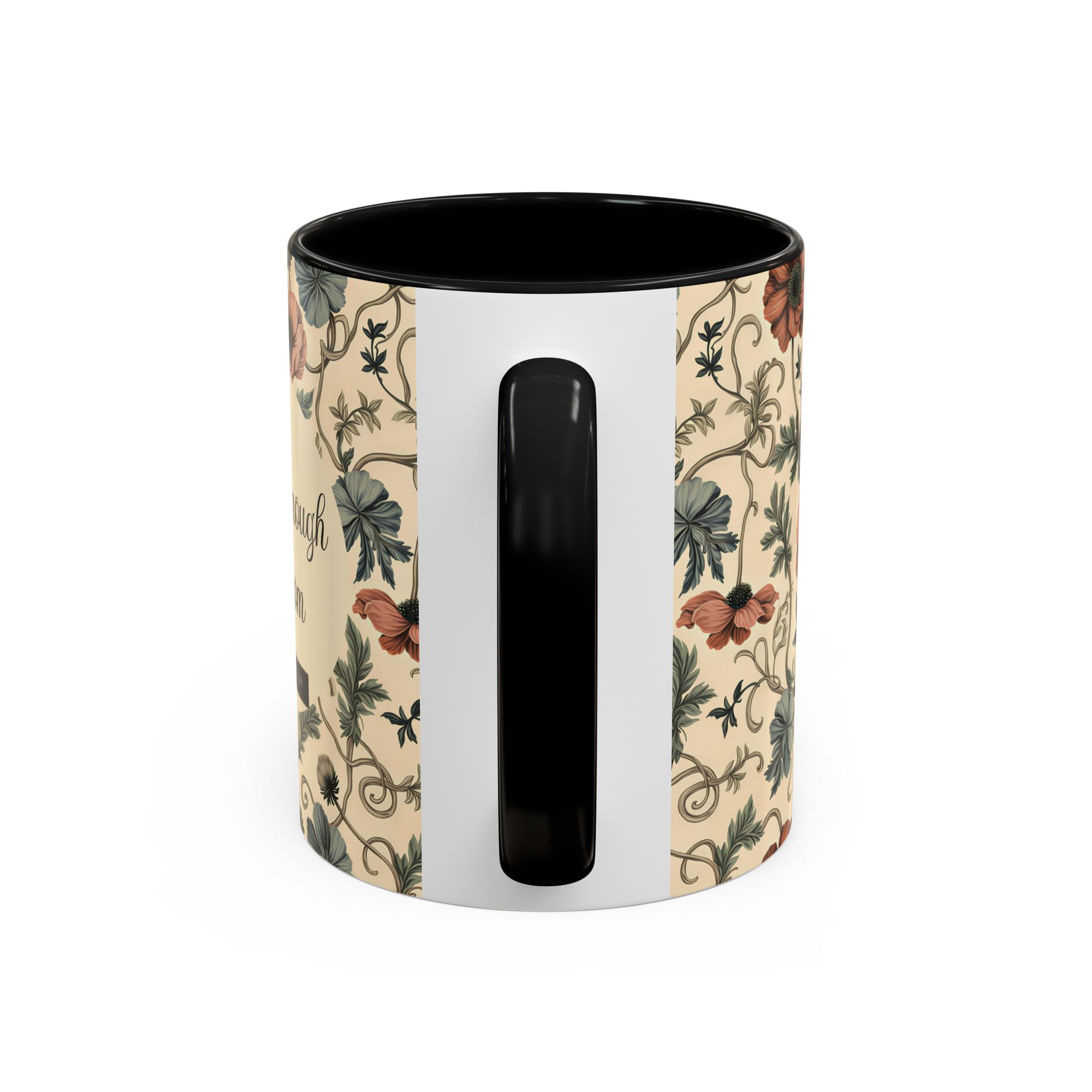 Custom Floral Coffee Mug — Earthy Anemone Garden Art Personalized Ceramic Mug - Image 9