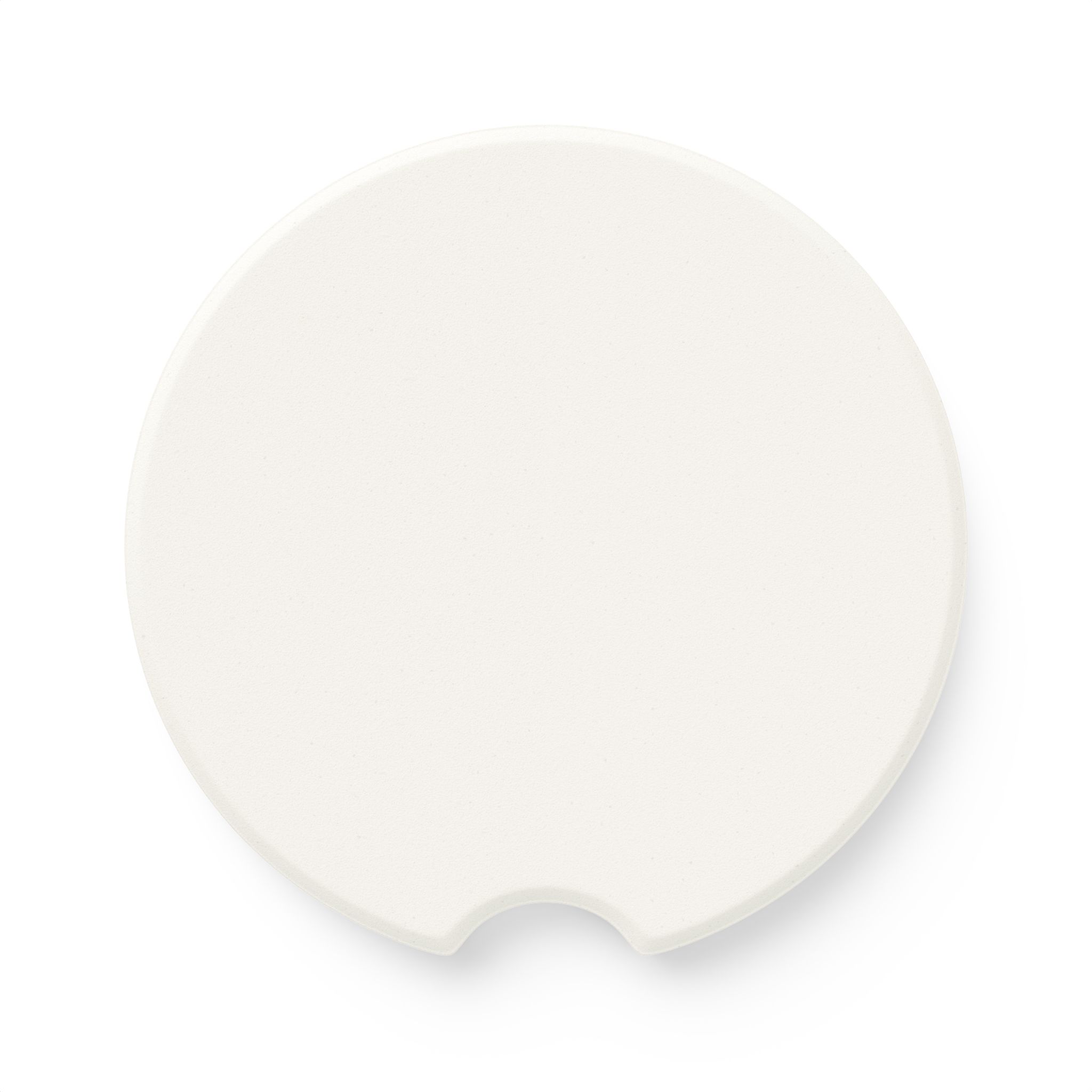 Woodcut Flora Personalised Car Coaster – Absorbent Soapstone Monogram Car Accessory - Image 3
